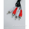 1 a 3 Video Cable Audio Lines TV RCA Line